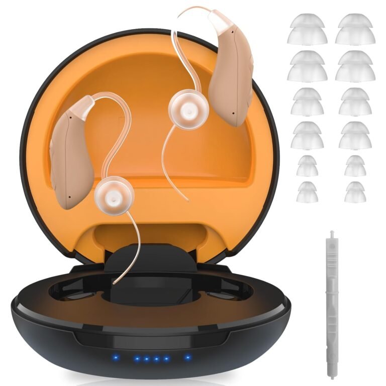 Hearing Aids for Seniors, Rechargeable BTE Hearing Amplifier...