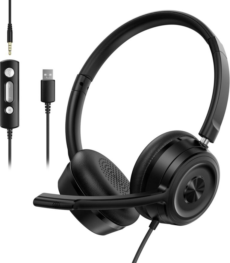 noise-canceling headphones with microphone