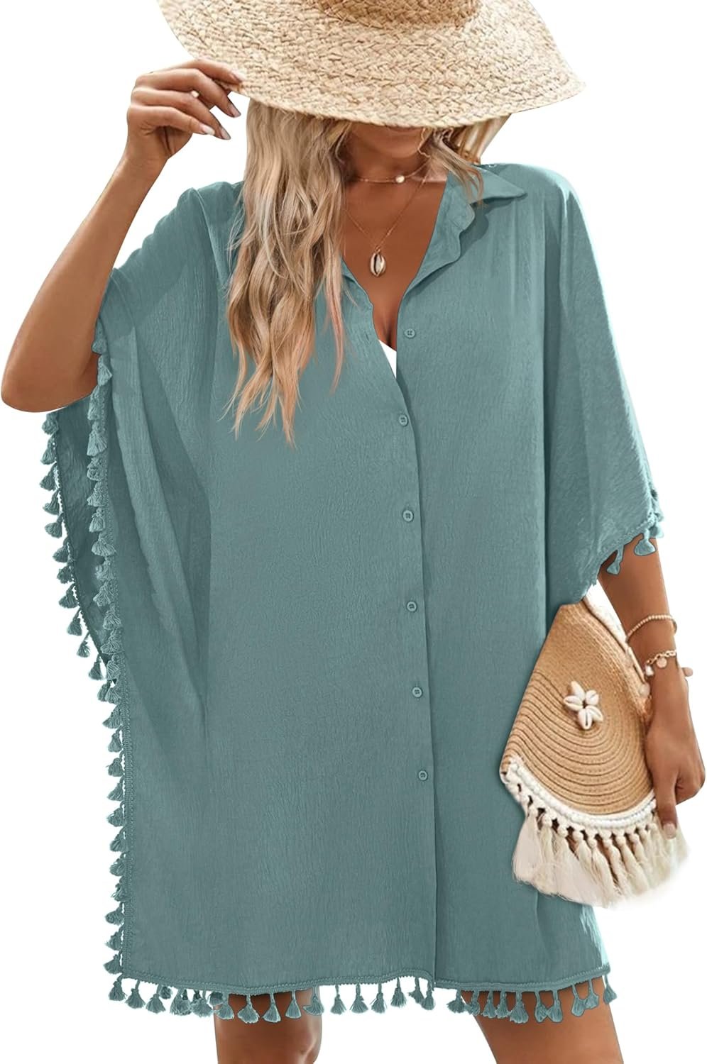 Swimwear cover-up for cruise