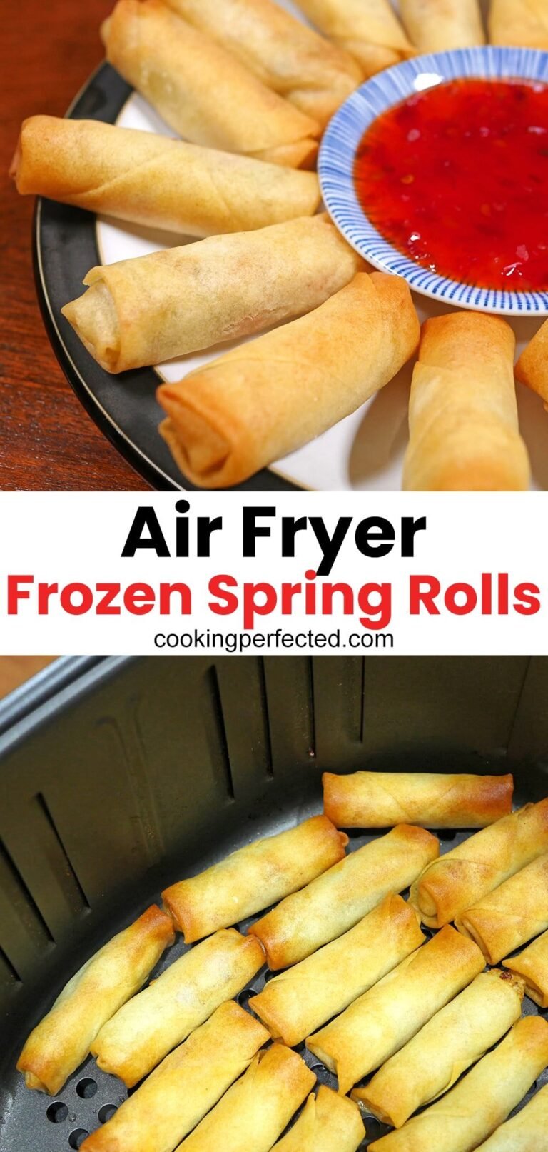 Air Fryer Frozen Spring Rolls