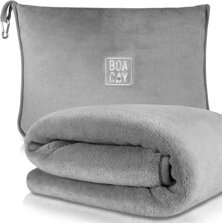 Travel blanket for airplane