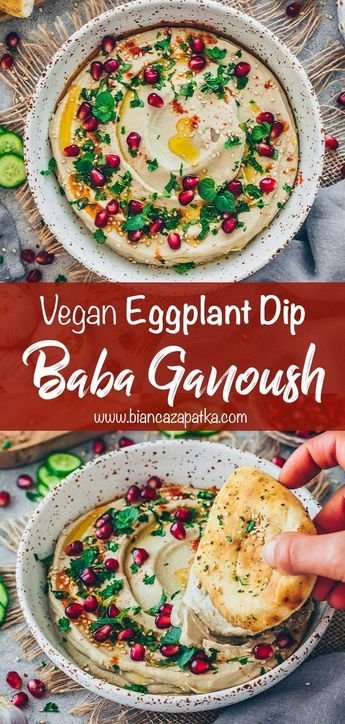 Baba Ganoush (Vegan Eggplant Dip)