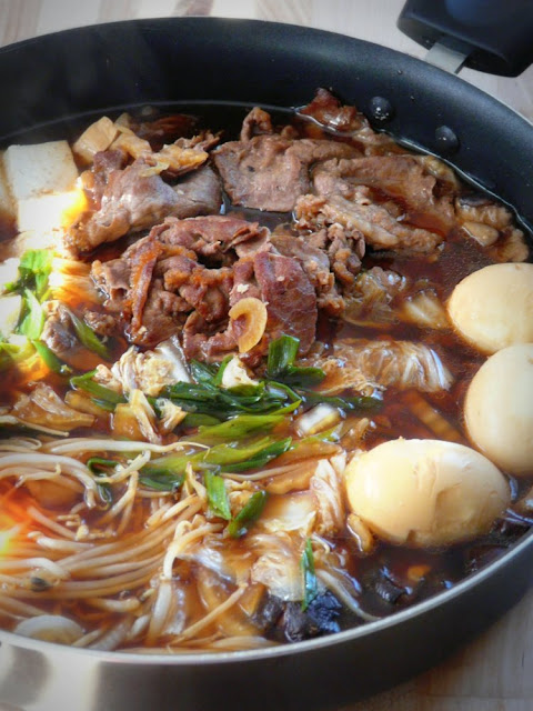 Beef Sukiyaki (Japanese hot pot)