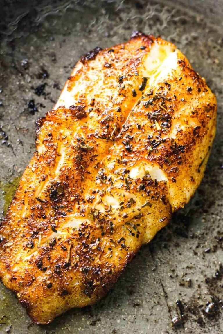 Blackened orange roughy recipe