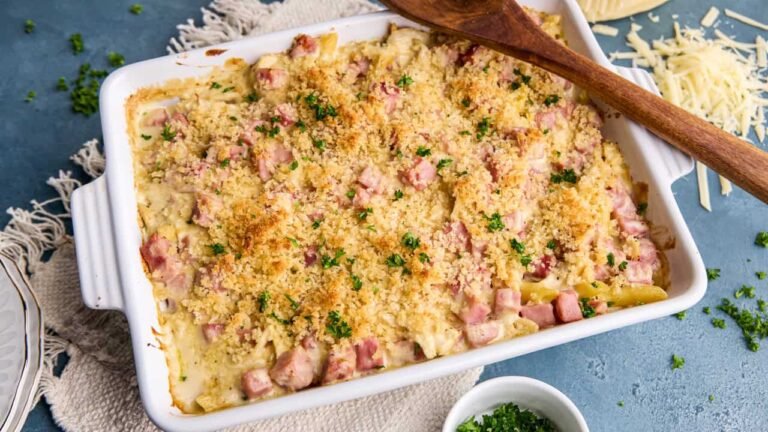 Chicken Cordon Bleu Casserole - The Stay At Home Chef