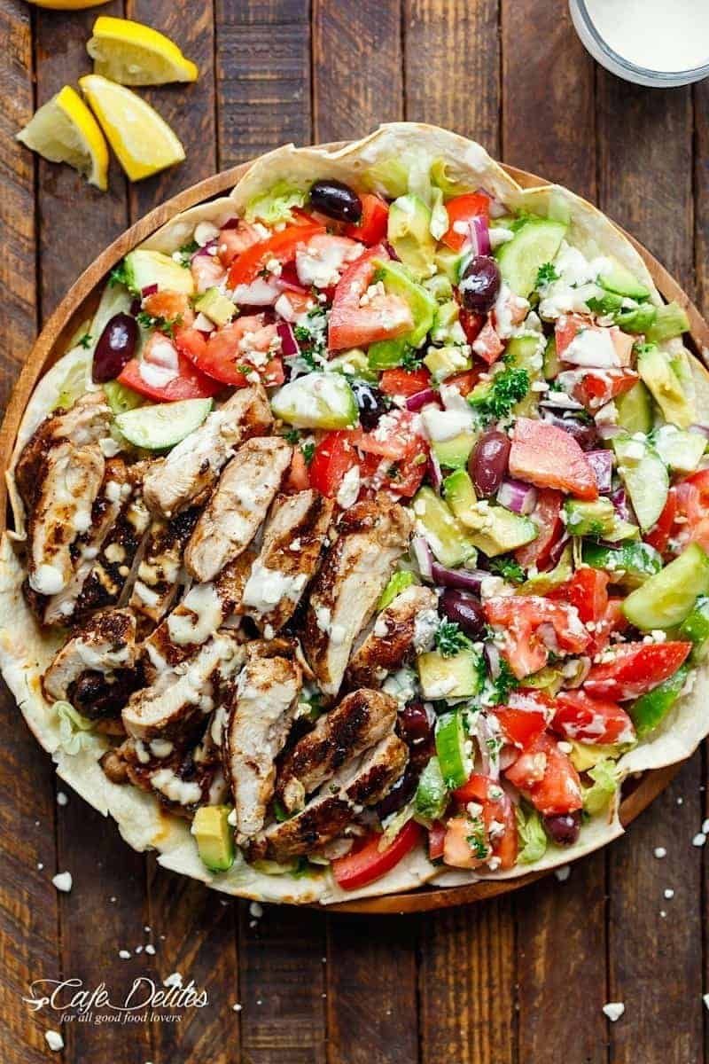 Chicken Shawarma Salad