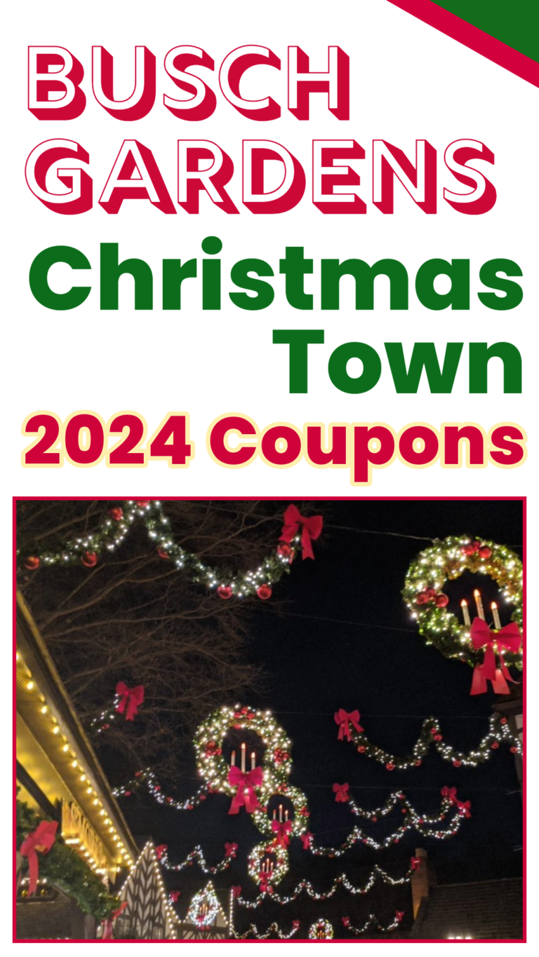 Christmas Town Busch Gardens Discount Tickets