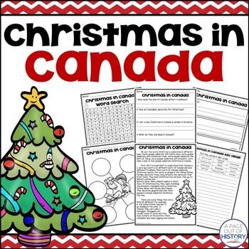 Christmas in Canada Christmas Around the World Social Studies Unit
