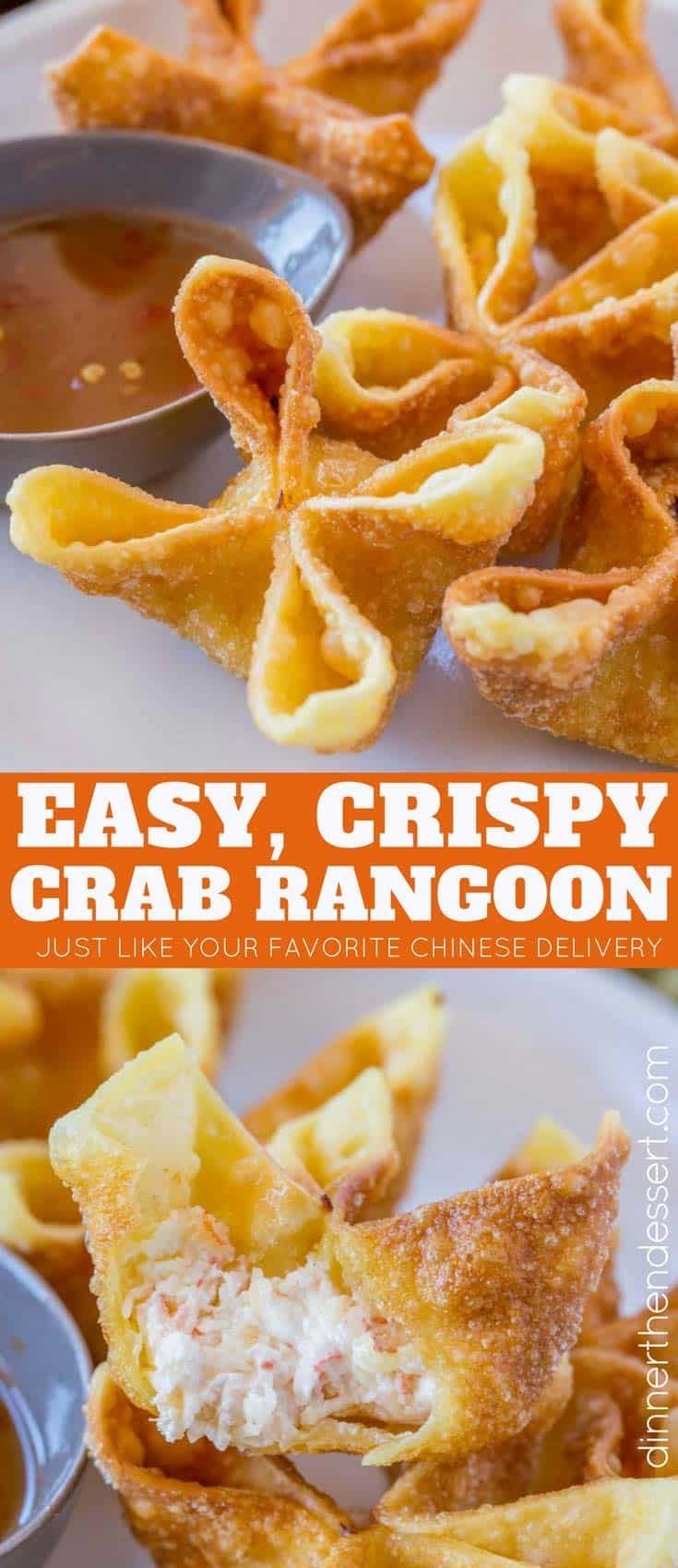 Crab Rangoon - Dinner, then Dessert