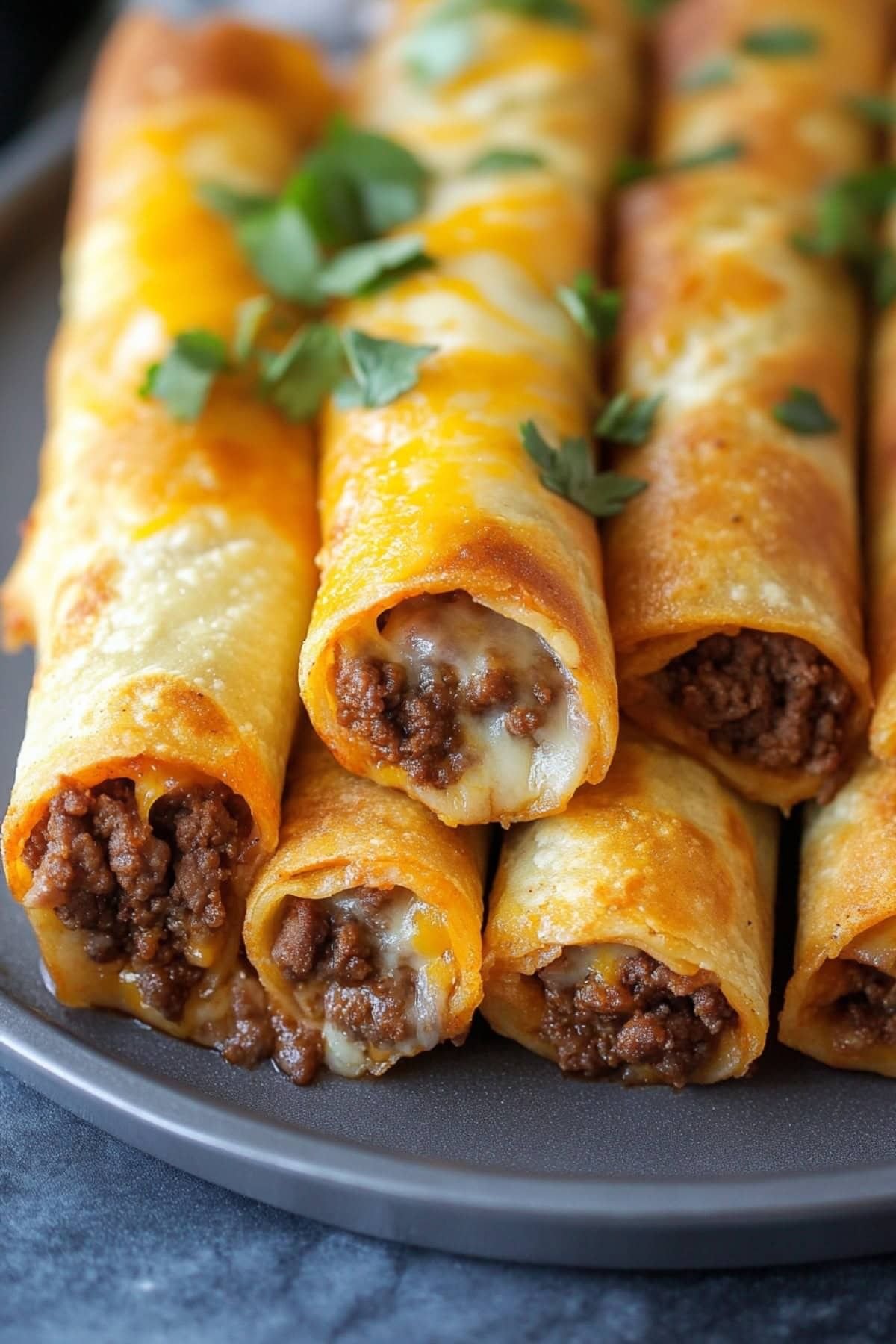 Crispy Beef Taquitos