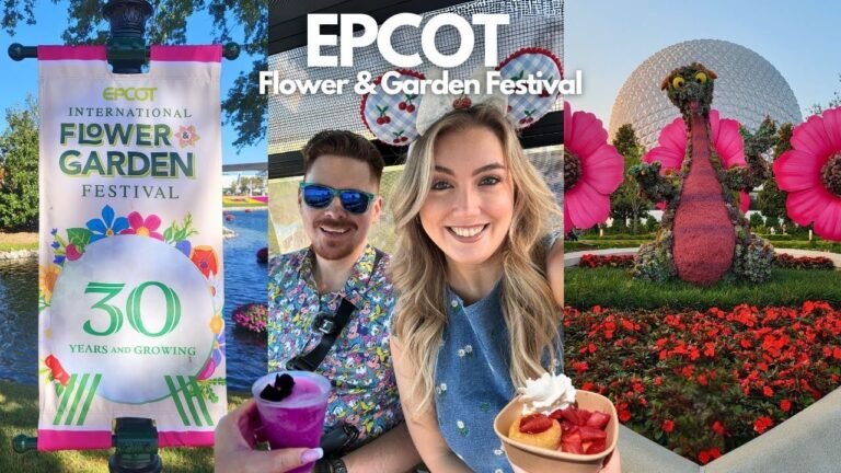 DISNEY WORLD VLOG DAY 2 EPCOT Flower &
