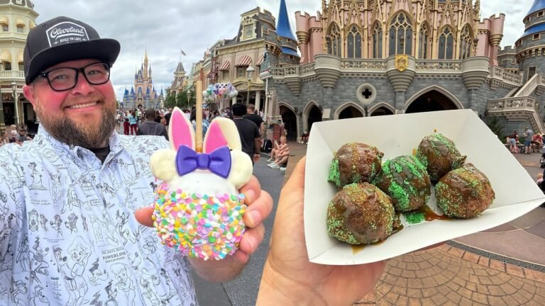 Disney’s Magic Kingdom 2025 | NEW Easter Snacks & Park