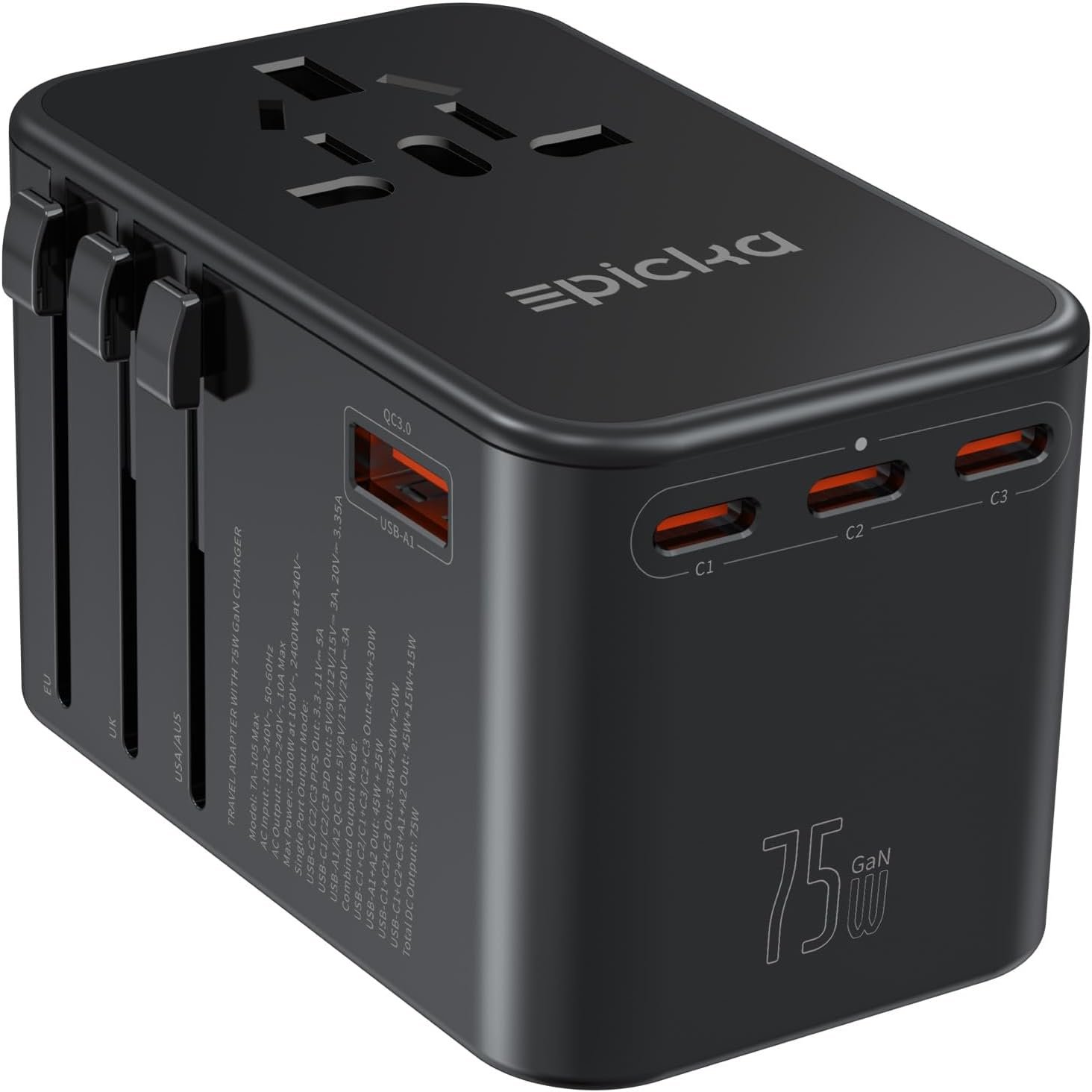 Universal travel adapter for cruise