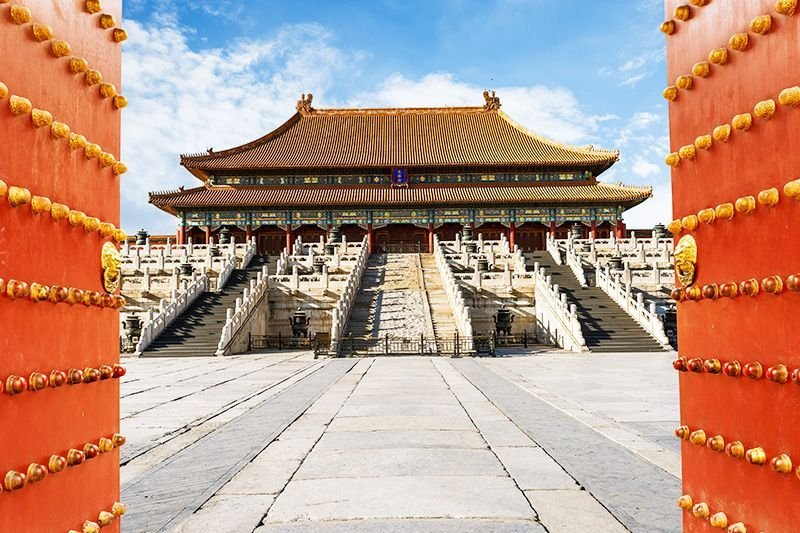 Entrance to the Forbidden City in Beijing, China
