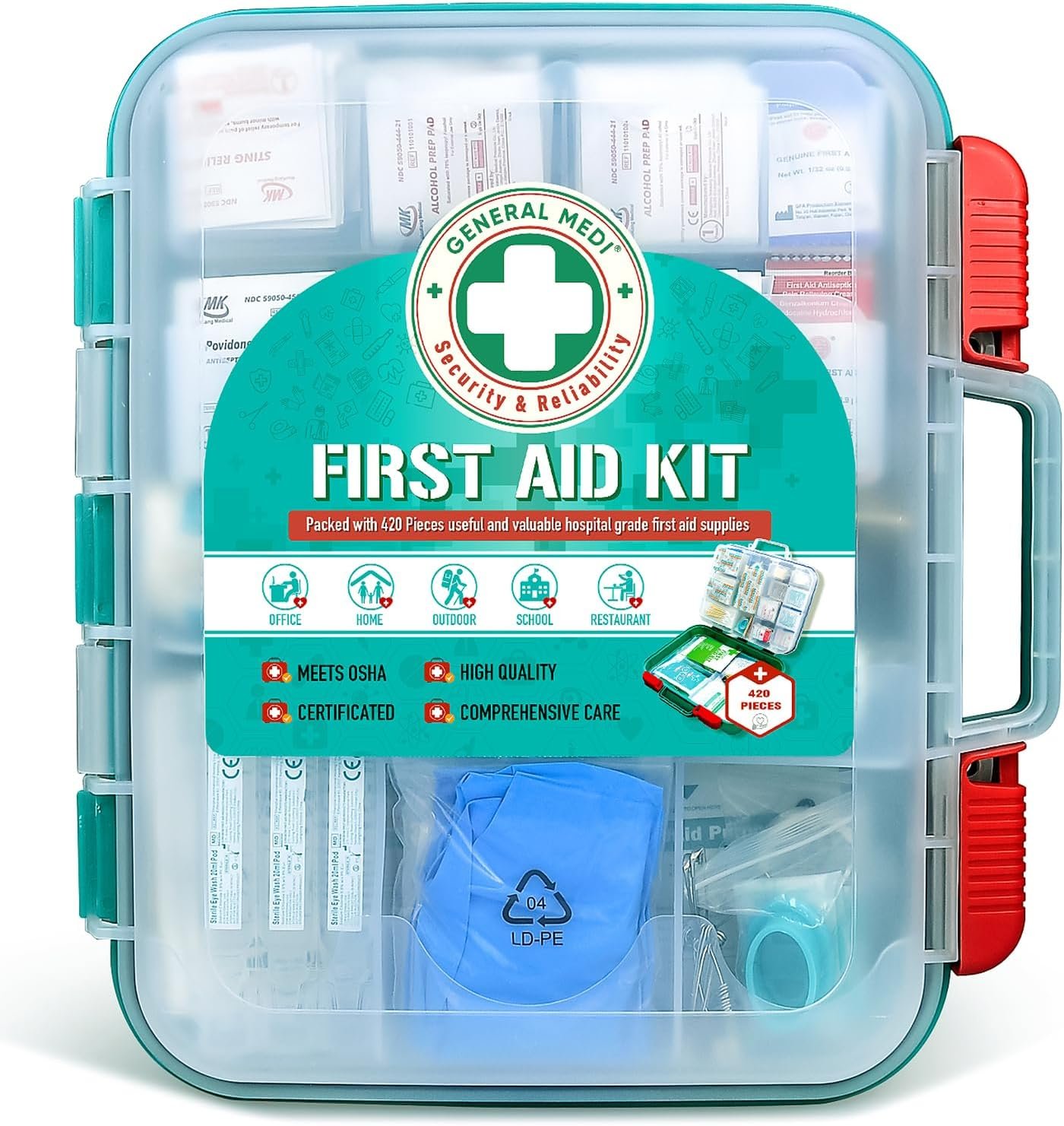 First aid kit for hotel stays