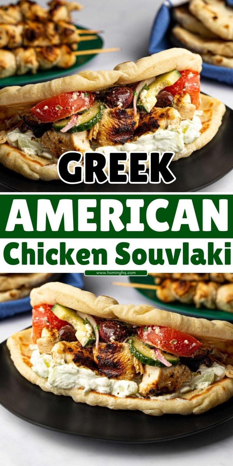 Greek-American Chicken Souvlaki: A Flavorful Twist on a Classic Dish