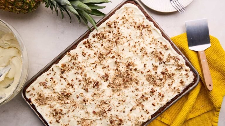 Hummingbird Sheet Cake - The Stay At Home Chef