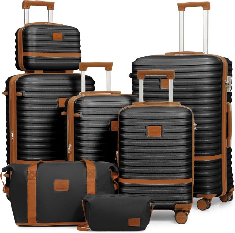 Luggage set with spinner wheels