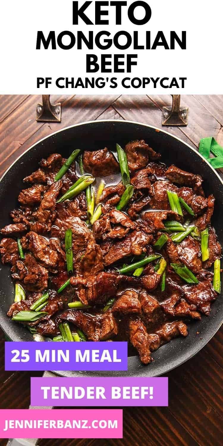 Keto Friendly Mongolian Beef Recipe • Low Carb with Jennifer