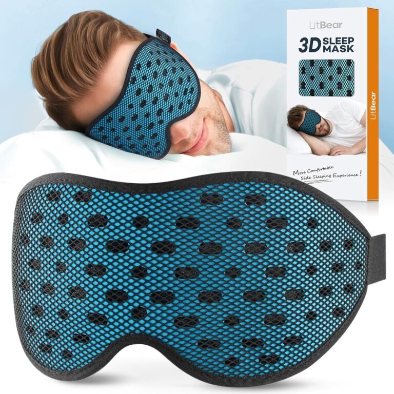 Eye mask for sleeping on planes