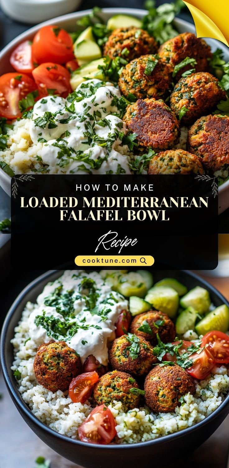 Loaded Mediterranean Falafel Bowl