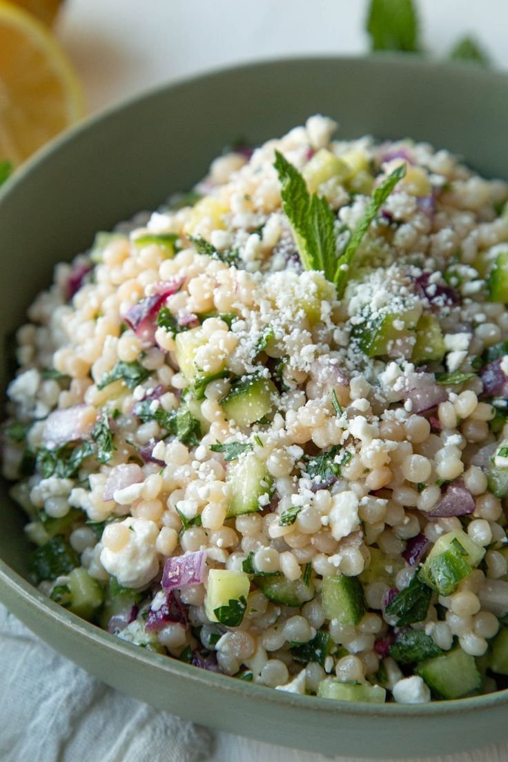 Mediterranean-Inspired Israeli Couscous Recipe