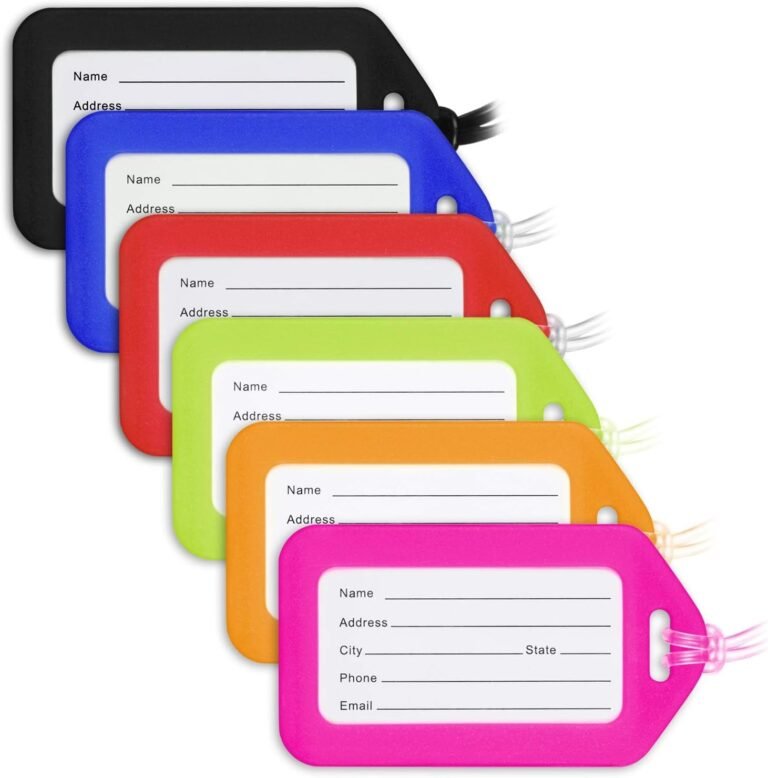 Luggage tags for flights