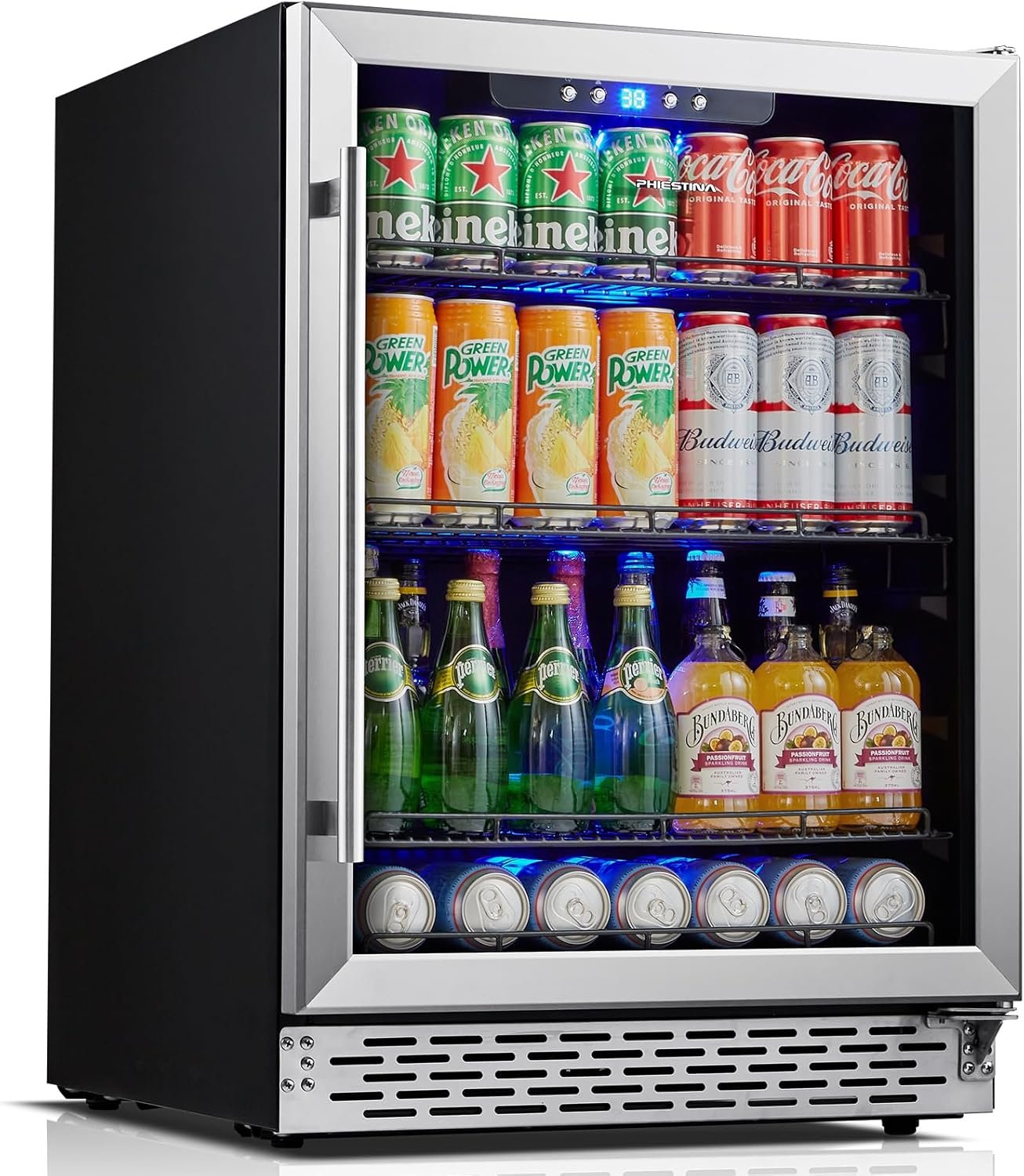 Beverage cooler for hotel rooms