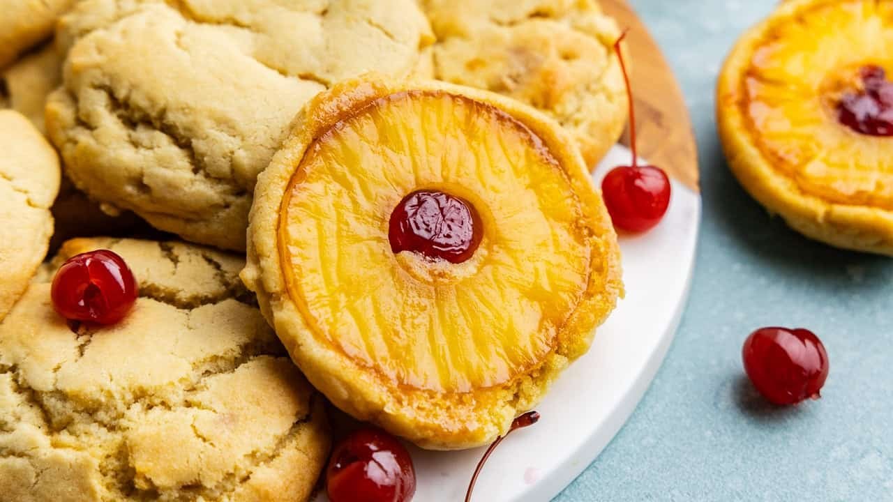 Pineapple Upside Down Cookies - The Stay At Home Chef