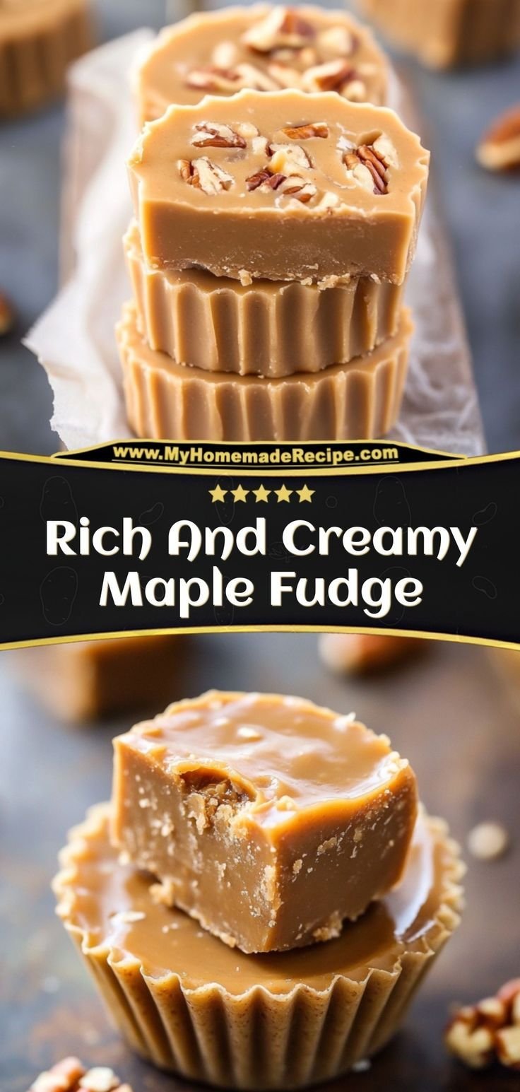 Rich and Creamy Maple Fudge