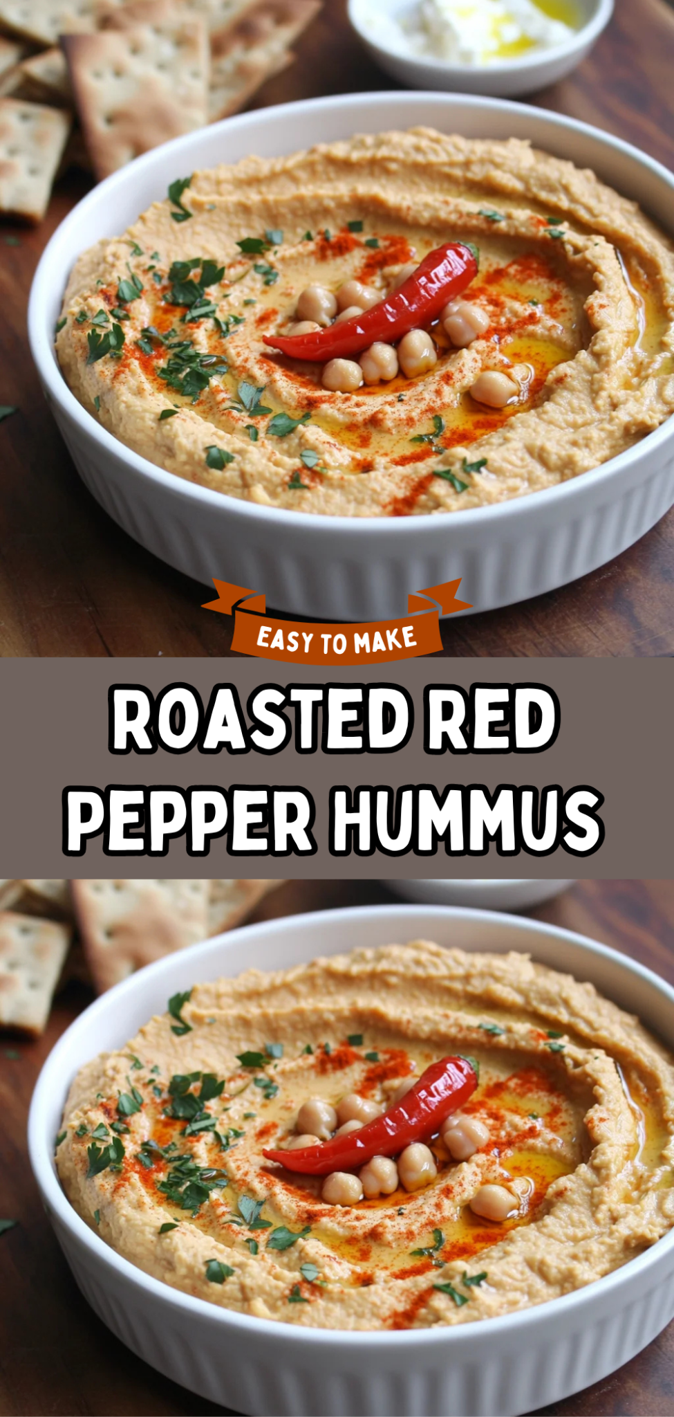 Roasted Red Pepper Hummus