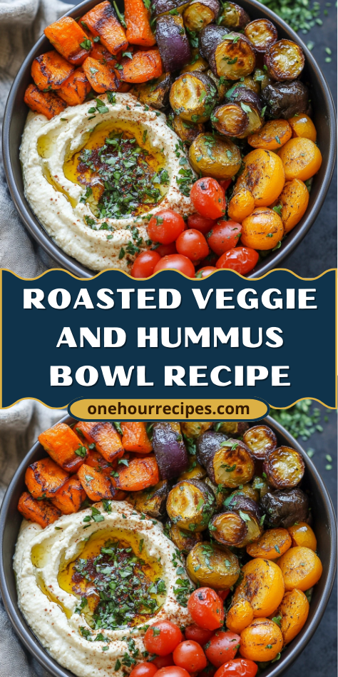 Roasted Veggie and Hummus Bowl Recipe