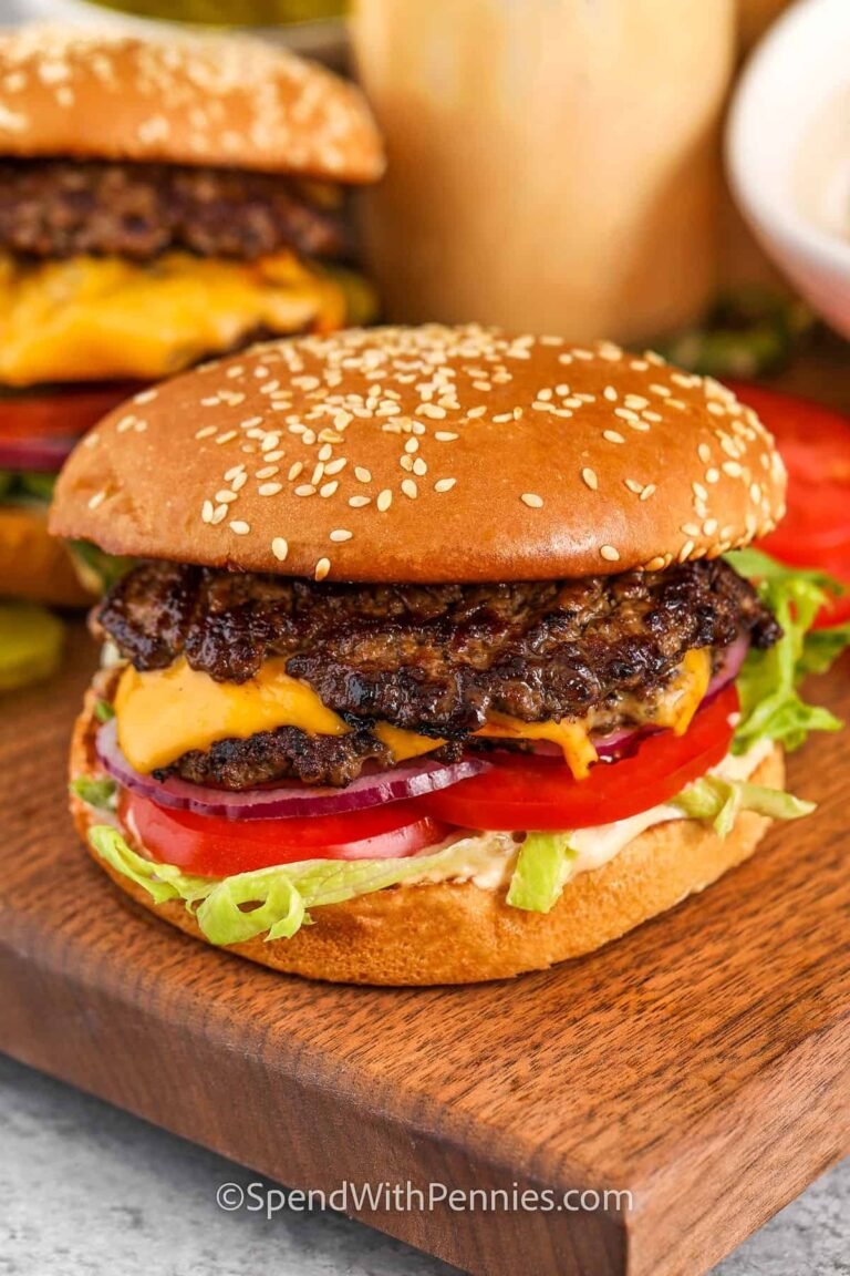 Smash Burgers with two patties