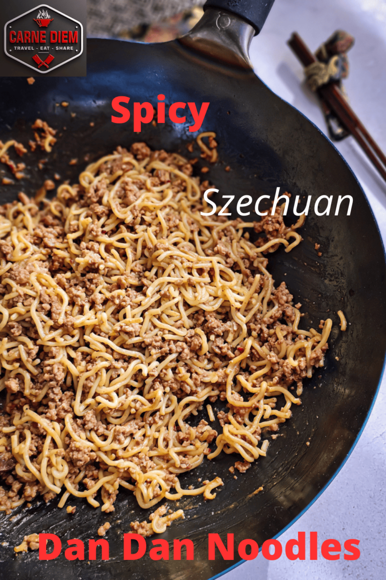Spicy Szechuan Dan Dan Noodles with Pork