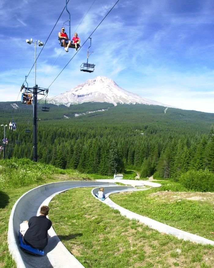 The Mountain Slide In Oregon That Will Take You On A Ride Of A Lifetime
