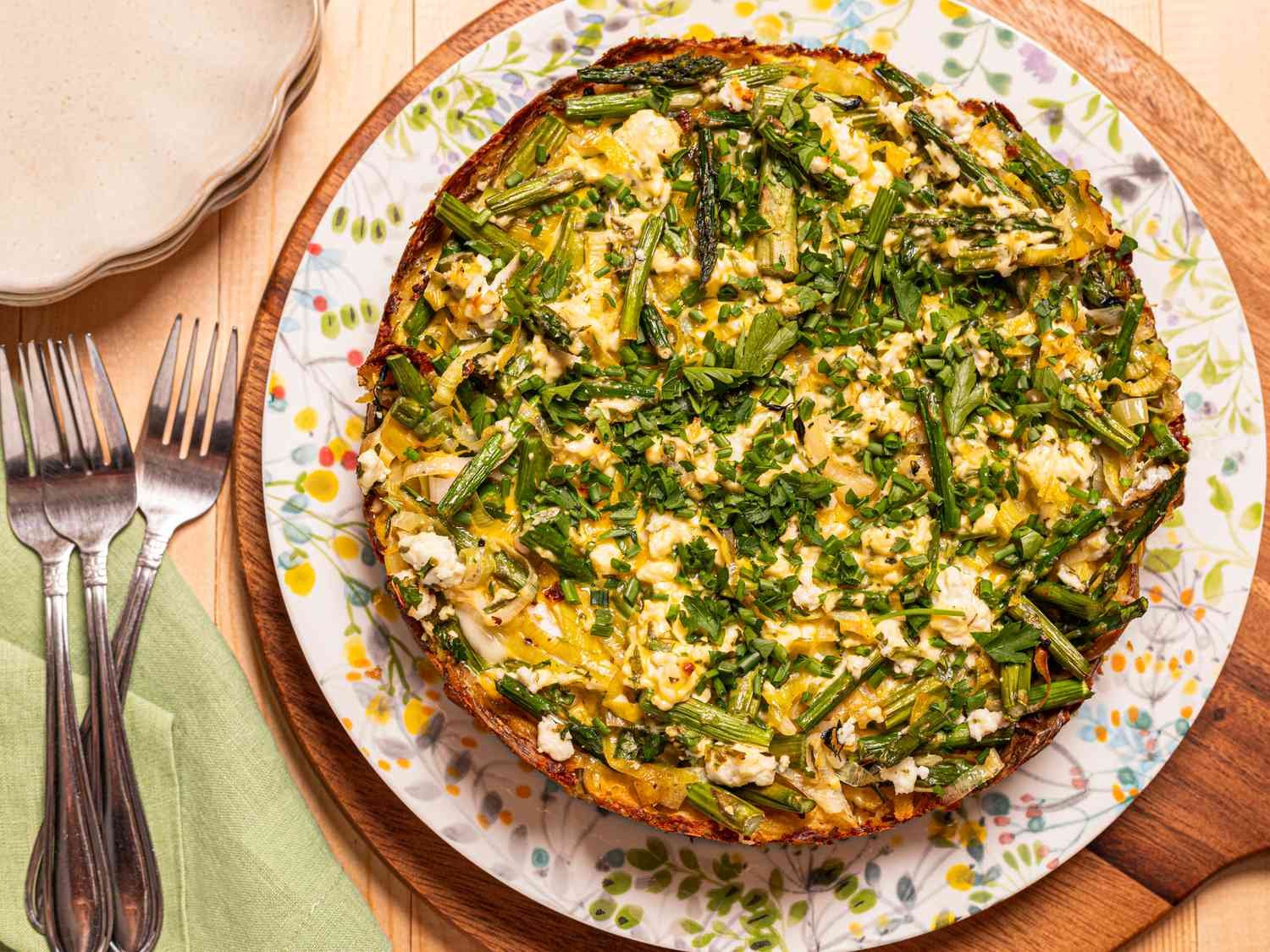 This Loaded Vegetable Tart Has the Crispiest Potato Crust