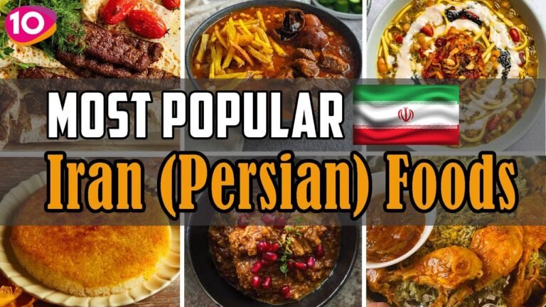 Top 10 Most Popular Foods in Iran || Must Try Persian Dishes!