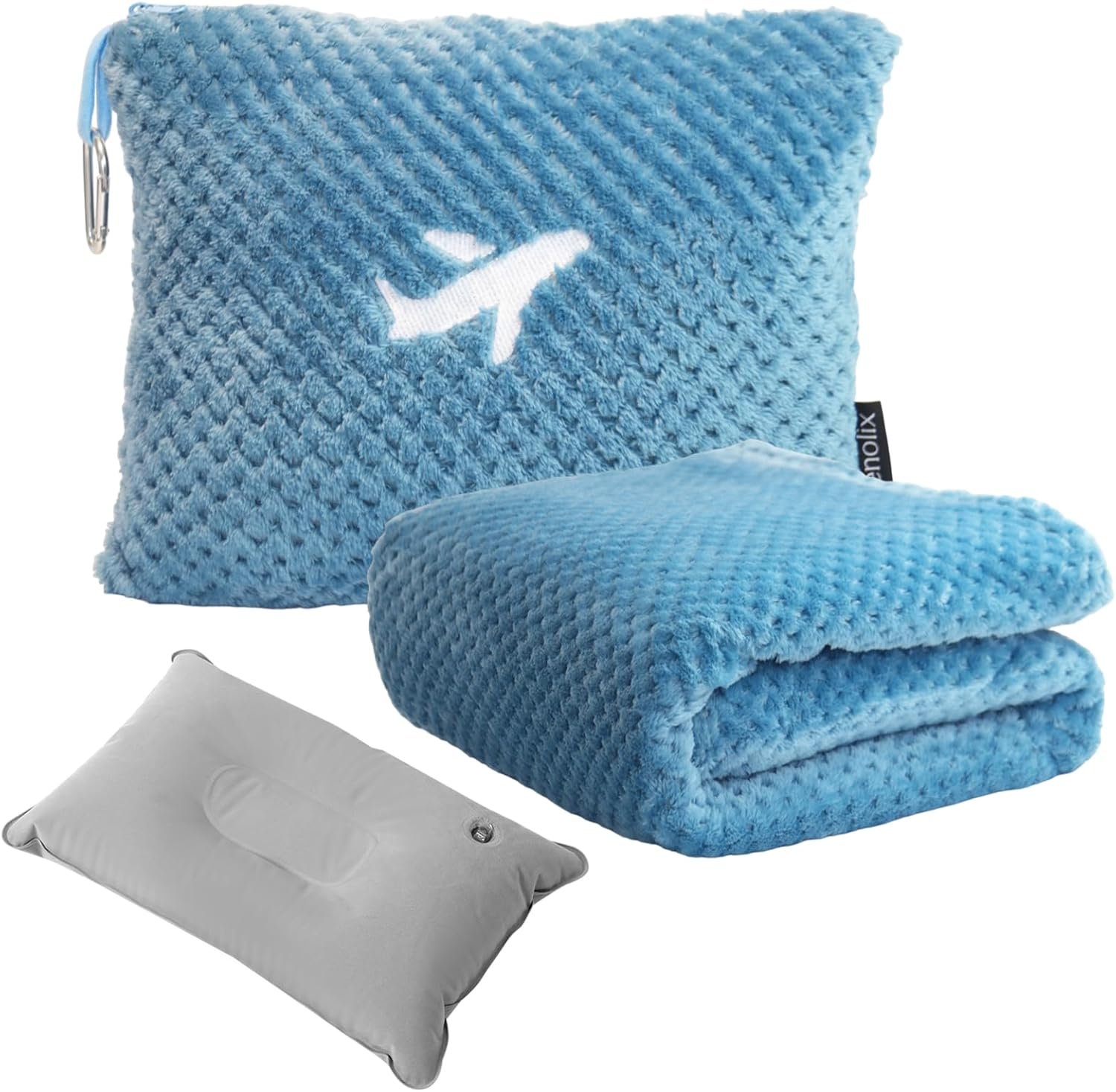 Travel blanket for airplane