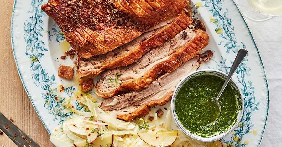 Which herbs go well with pork?