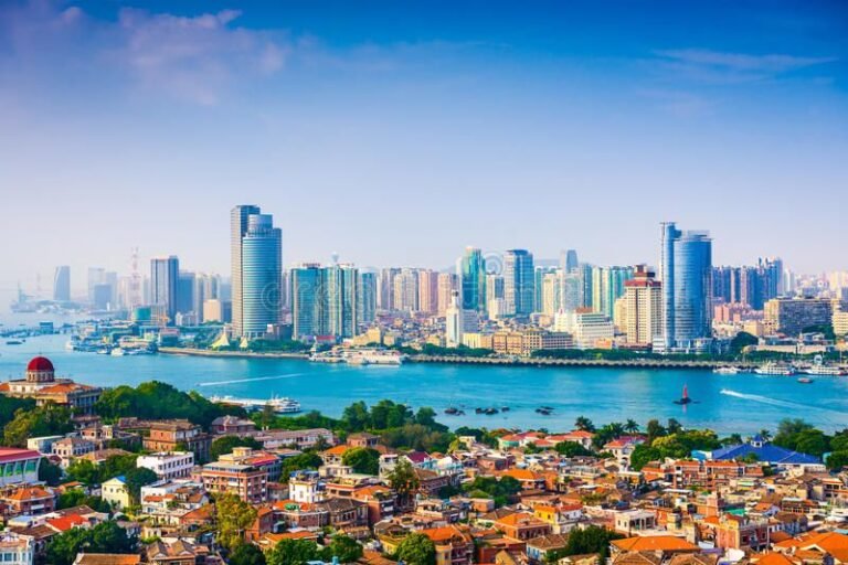 XIamen City Skyline stock photo. Image of island, resort - 51762050