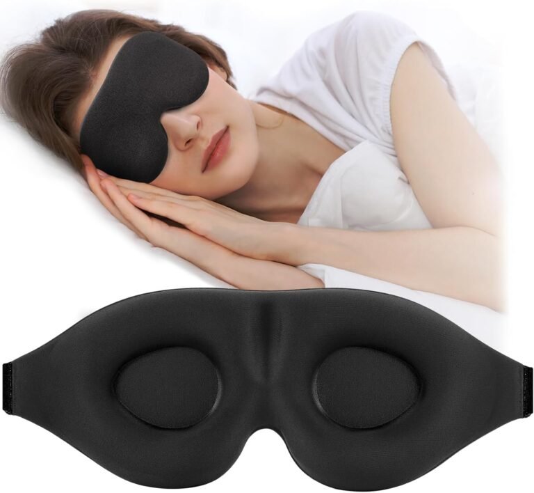 Eye mask for sleeping on planes