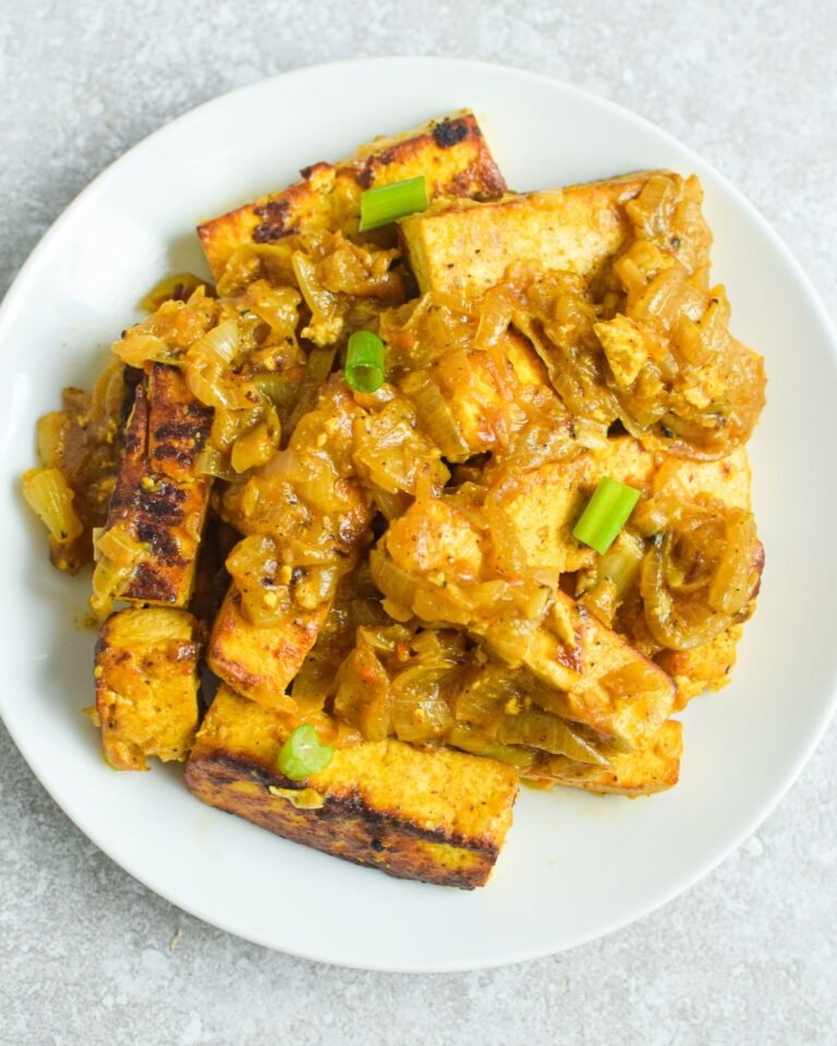 Vegan Yassa Tofu (Senegalese - Inspired) - The Canadian African