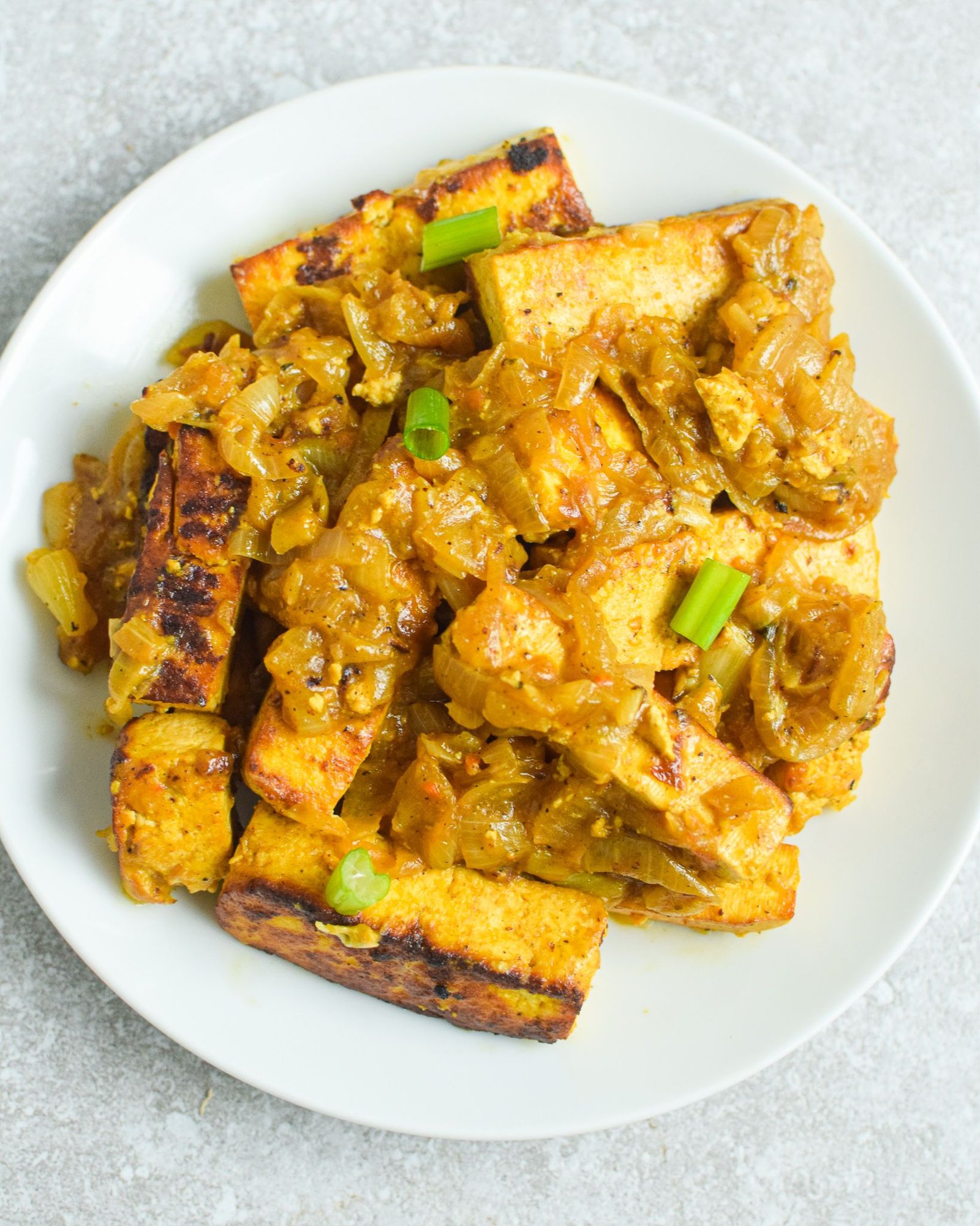 Vegan Yassa Tofu (Senegalese - Inspired) - The Canadian African