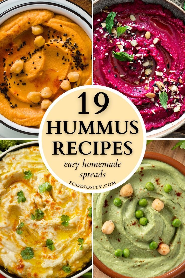 19 Hummus Recipes - Easy Homemade Spreads