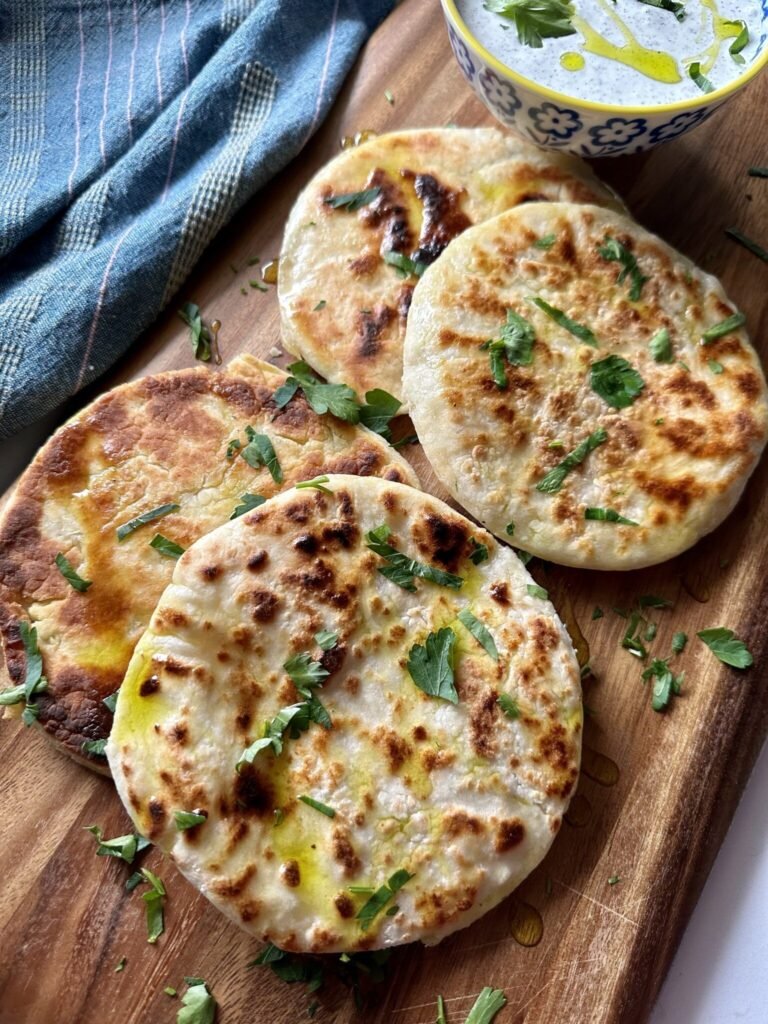 3 Ingredient Pitas (Flatbread Recipe)