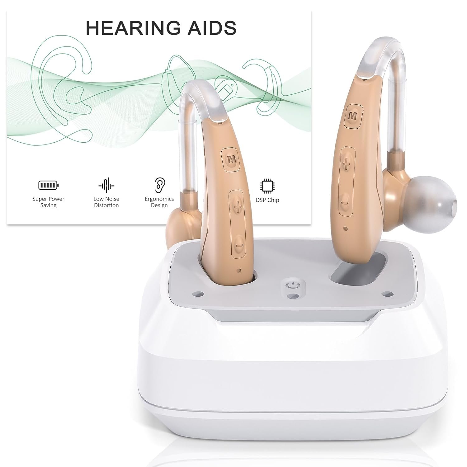 Hearing Aids for Seniors Rechargeable Digital Sound Amplif...