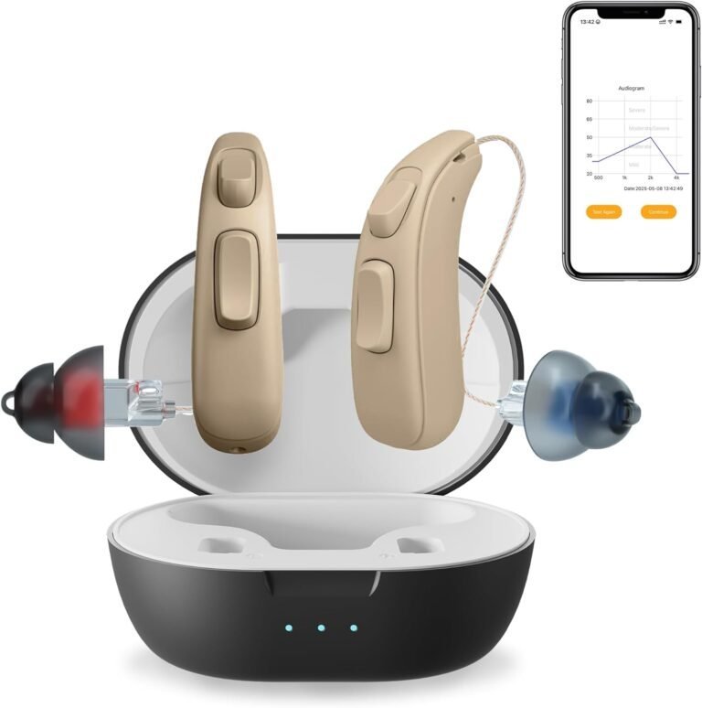 OTC Hearing Aids with Bluetooth, Rechargeable Hearing Aids f...