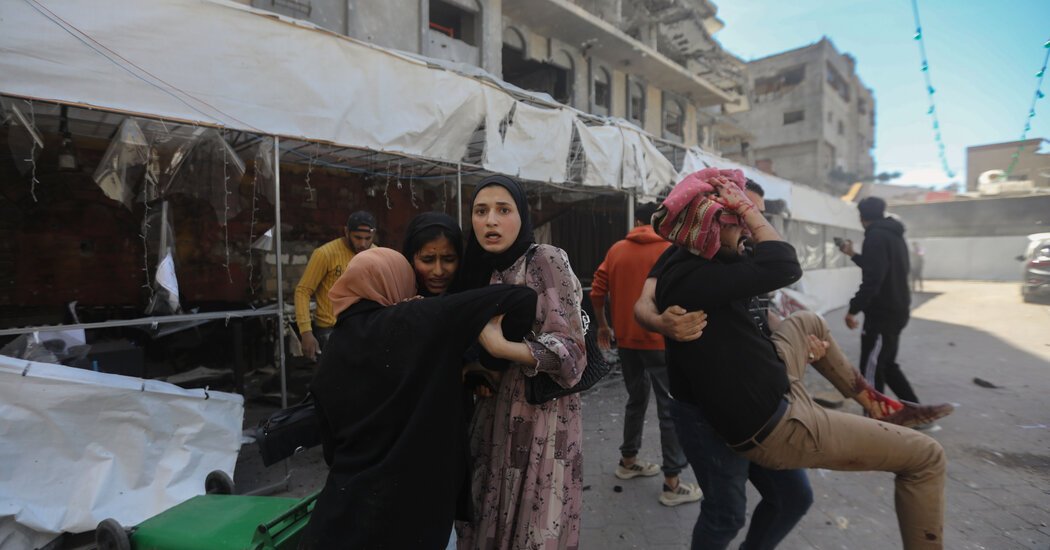 Airstrikes Pound Gaza as Israel Announces Plans to Displace More Residents