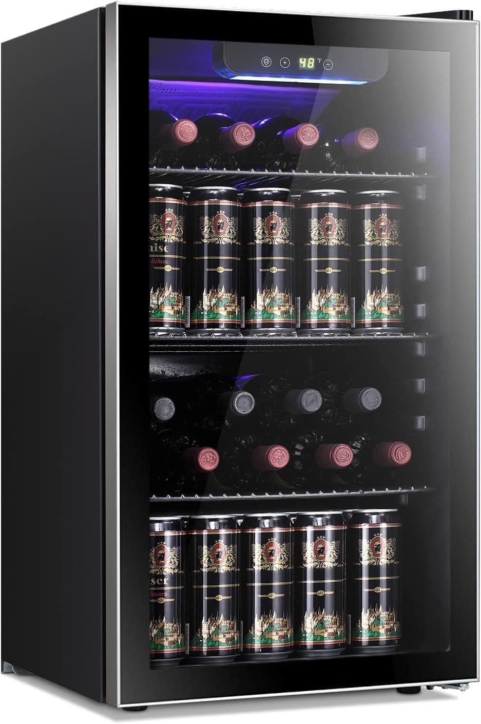 Beverage cooler for hotel rooms