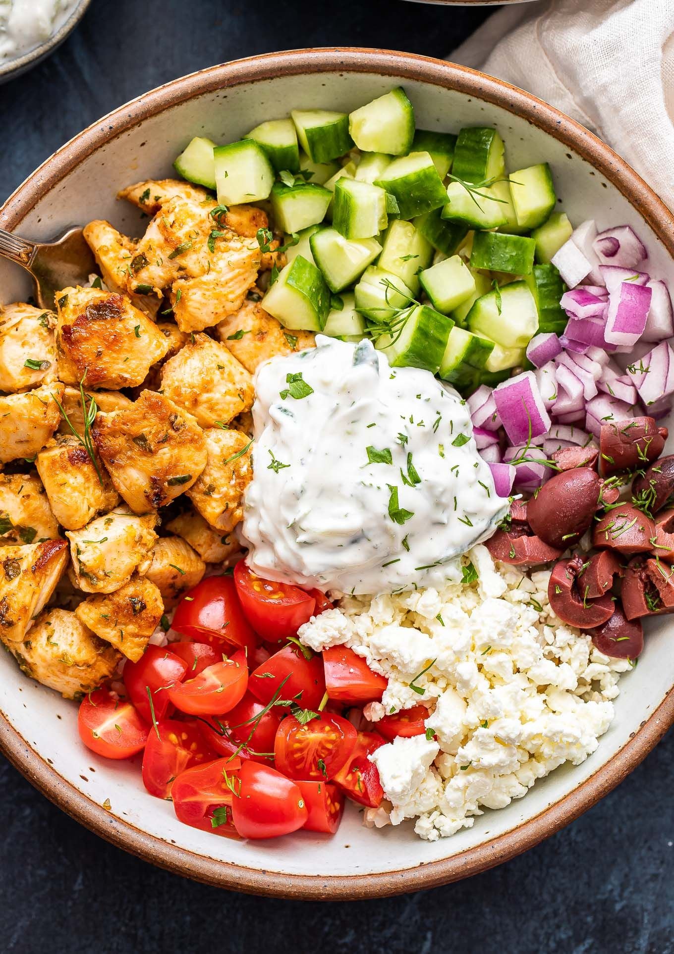 Chicken Gyro Bowls